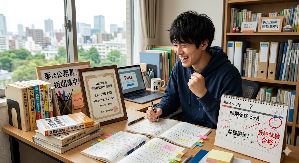 短期合格を目指せる公務員試験予備校