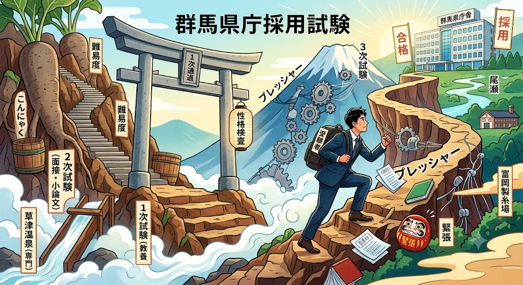 【2026年】群馬県庁採用試験の難易度・偏差値