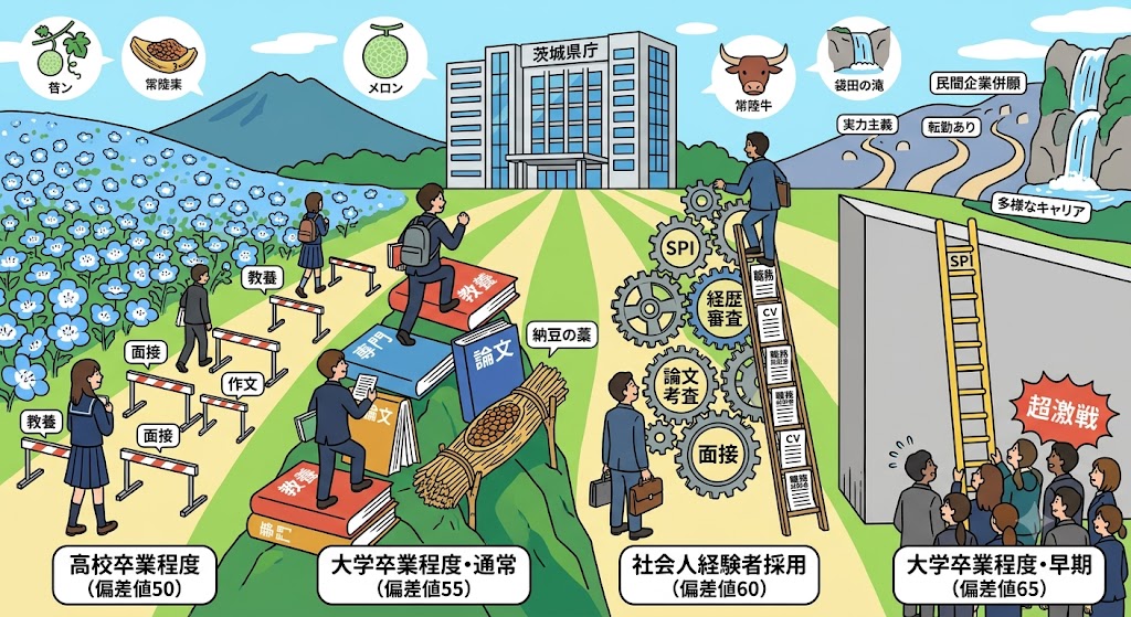 【2026年】茨城県庁採用試験の難易度・偏差値