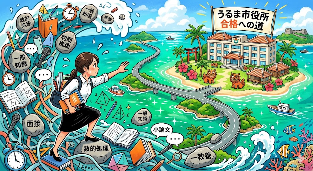 【2026年】うるま市役所採用試験の難易度・倍率！偏差値判定