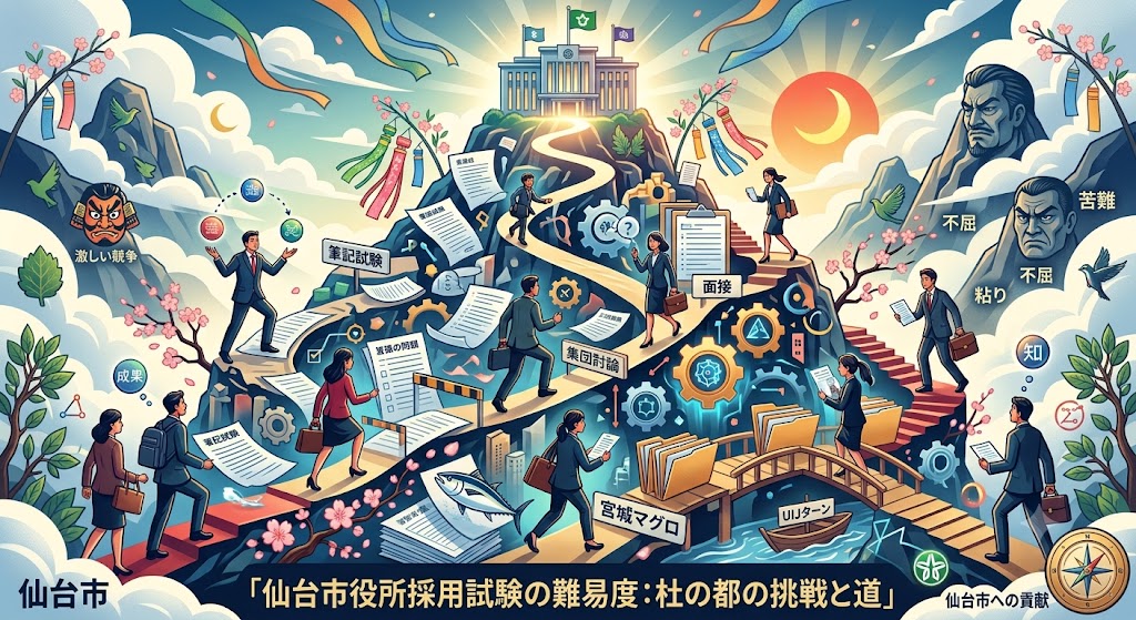 【2026年】仙台市役所採用試験の難易度・偏差値