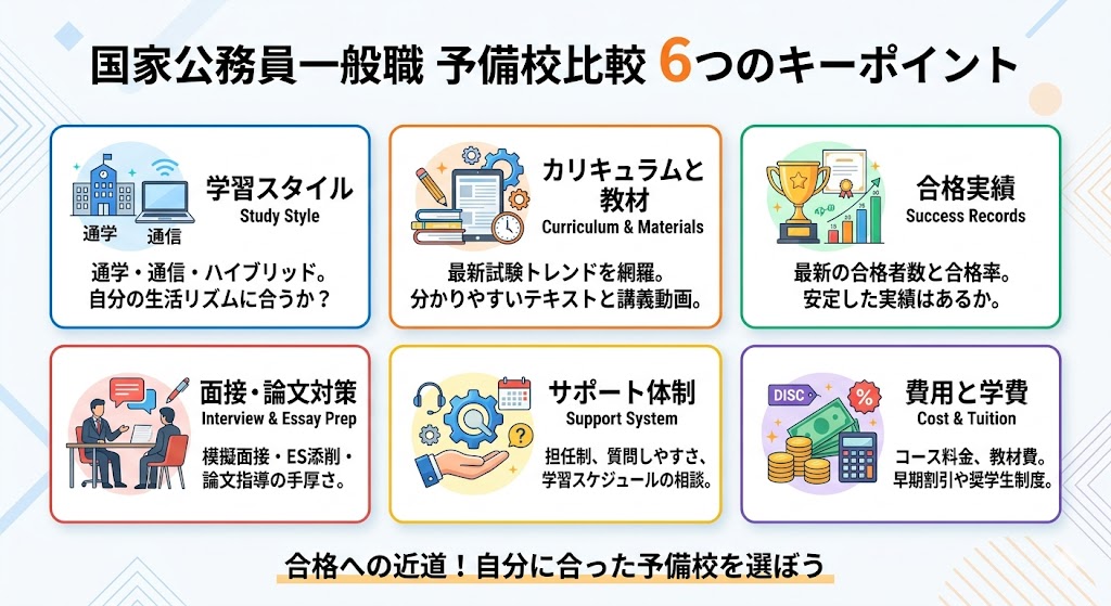 【2026年最新】国家公務員一般職の予備校おすすめランキング