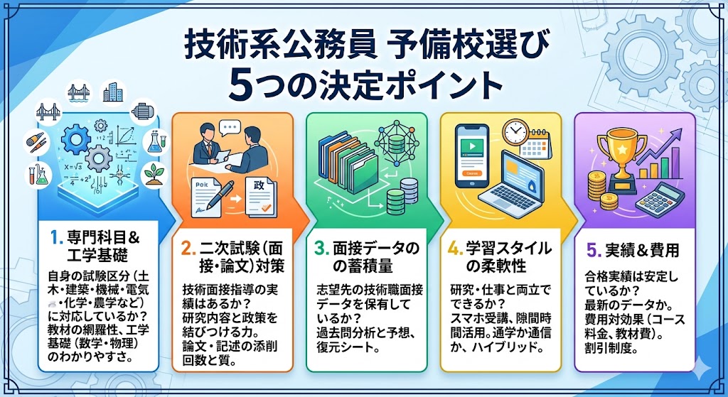 【2026年最新】技術系公務員の予備校おすすめランキング
